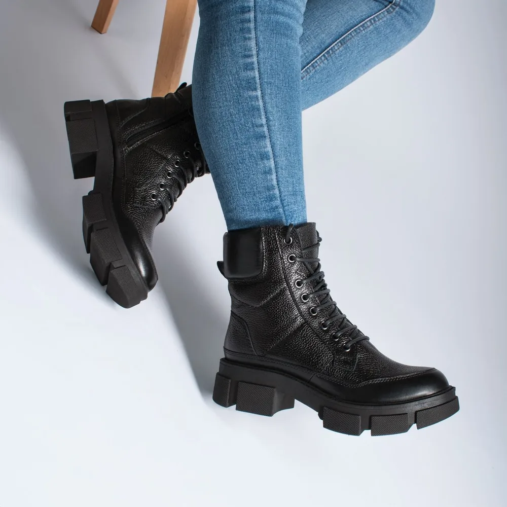 Bottines Nour — Noir — vue 3