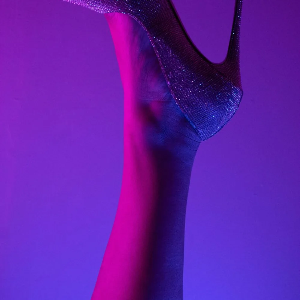 Escarpins Yasmine — Bleu nuit — vue 4