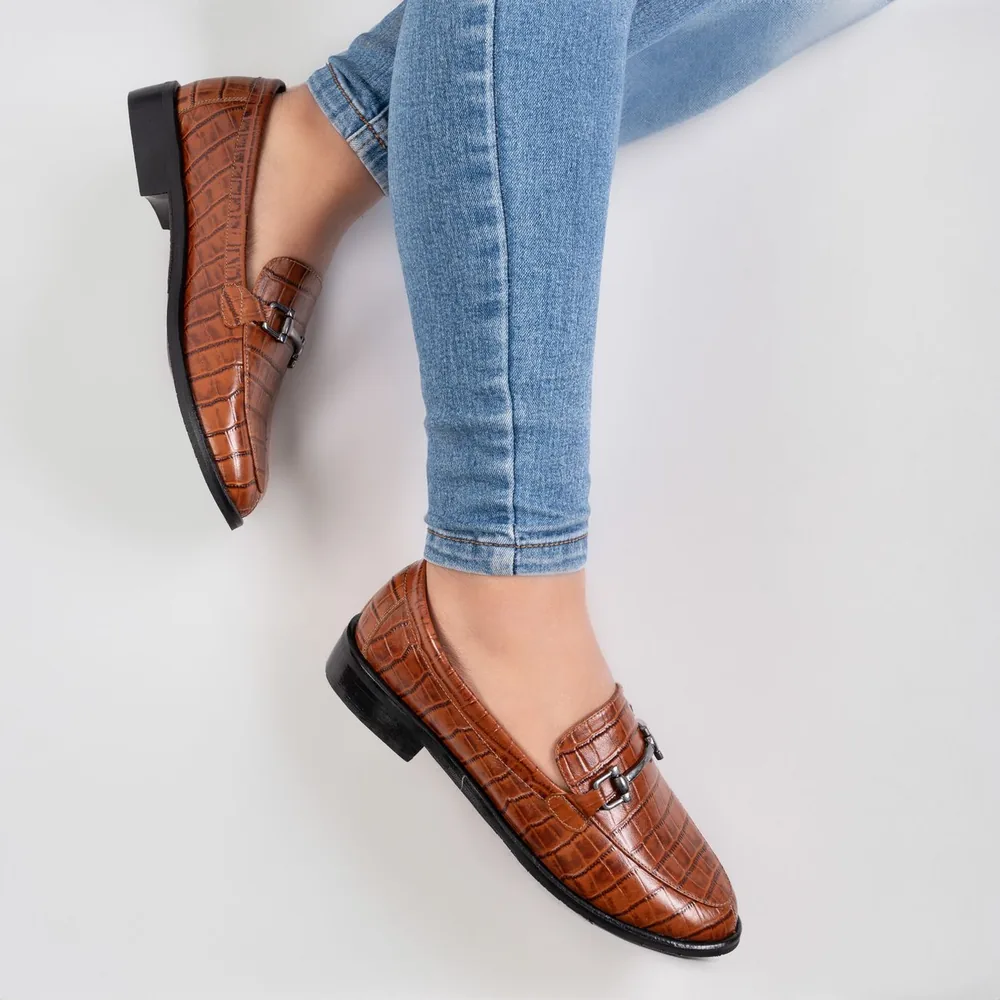 Mocassins Zineb — Bleu nuit — vue 3
